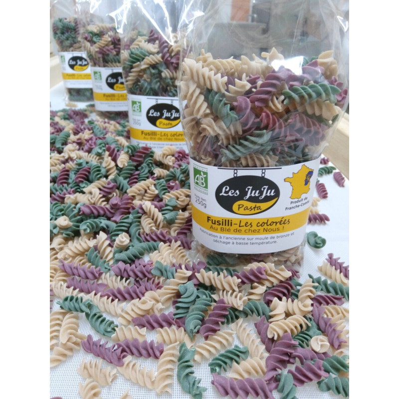 Fusilli semi complete coloré